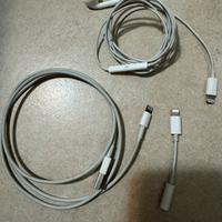 Cuffie Earpods Lightning + cavo alimentazione