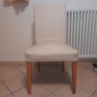 4 sedie Ikea modello Bergmund rovere naturale