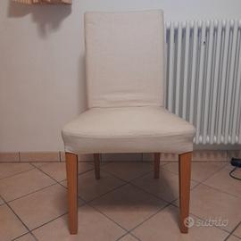 4 sedie Ikea modello Bergmund rovere naturale