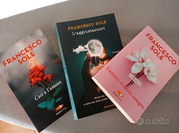 Libri Francesco Sole 3 pezzi 