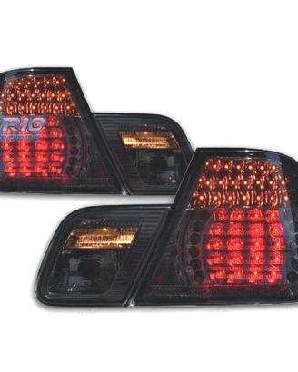 FANALI BMW E46 COUPE 99-03 LED CRISTALLO AFFUMICAT
