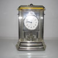 Orologio da Tavolo Retrò Argento con Campane,