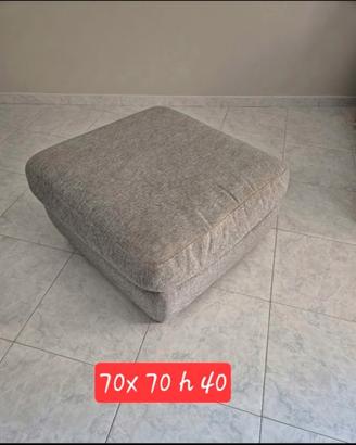 Pouf grigio