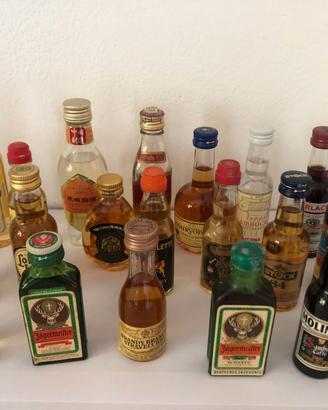 bottiglie liquore mignon