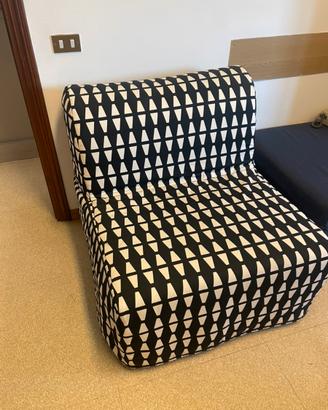 Divano letto poltrona cubo