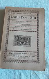 Libro Sanctissimi Domini Nostri LEONIS PAPAE XIII
