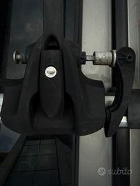 Porta bici auto da tetto sgancio rapido