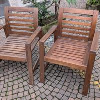 poltrona per esterno legno ikea