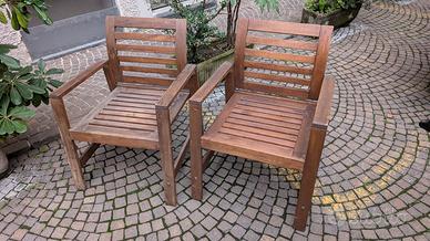 poltrona per esterno legno ikea