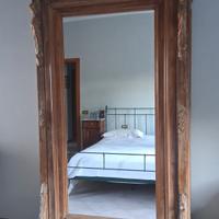 Grande specchiera antica fine ’800 in legno intagl