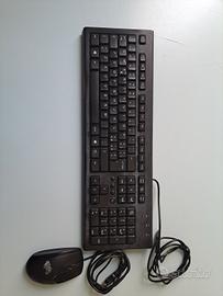 Set tastiera + mouse HP USB – funzionanti
