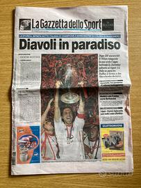 Gazzetta dello Sport Milan Campione d’Europa 2003