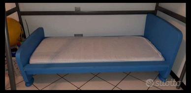 Letto mammut Ikea con materasso e coprimaterasso