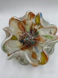 Centrotavola in vetro di Murano vintage