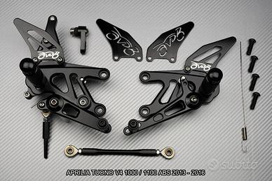 Pedane arretrate APRILIA TUONO V4 ABS 2013 - 2016