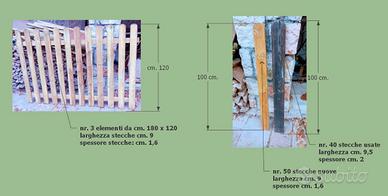 stecche in legno