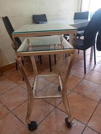 tavolini in ferro battuto 