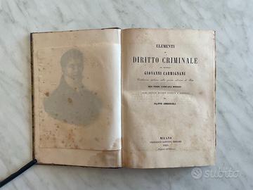 Carmignani - Elementi di Diritto Criminale 1863