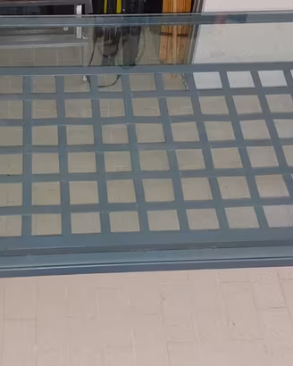 tavolo ikea ferro e acciaio+4 sedia ikea vilmar