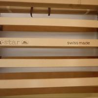 DUE LETTINI CON  DOGHE RECLINABILI