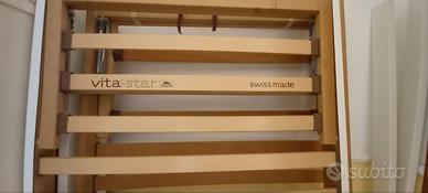 DUE LETTINI CON  DOGHE RECLINABILI