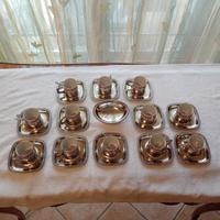 SET COMPLETO-12 TAZZINE PIATTINI DOLCIERA-1968