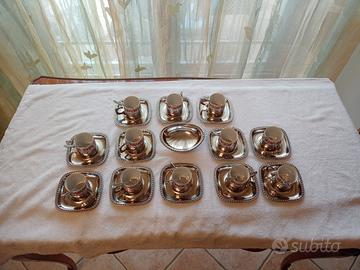 SET COMPLETO-12 TAZZINE PIATTINI DOLCIERA-1968