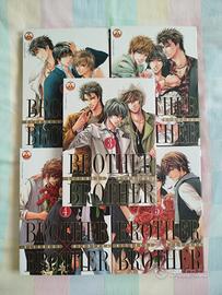 Manga Yaoi Brother x Brother 5 volumi completo