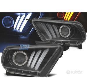 FARI FORD MUSTANG 10-14 LED DINAMICI NERO