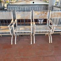 Poltroncine in ferro