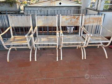 Poltroncine in ferro