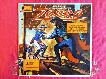 Disco LP Quattro avventure di Zorro - Disney 1968