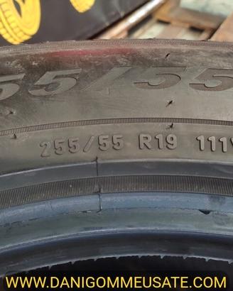 4 GOMME PIRELLI 255 55 19 INVERNALI 80/90%