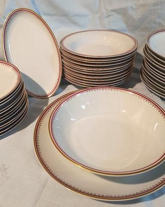 Servizio 42 piatti porcellana fine di Boemia H&C