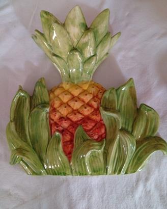 Ananas in ceramica artistica di Nove – Made italy