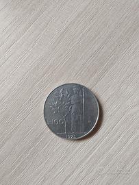 moneta 100 lire 1975