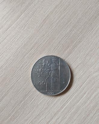 moneta 100 lire 1975