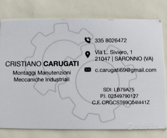 Montatore manutentore meccanico