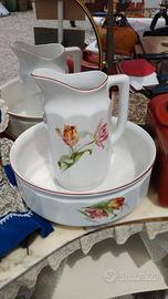 Brocca e Catino antichi toilette toeletta 