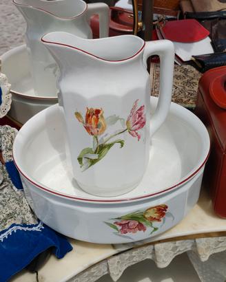 Brocca e Catino antichi toilette toeletta 