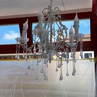 Lampadario shabby chic