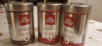 Barattoli illy vuoti per contenitori/decorazioni