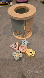 Gioco coordinazione forme in legno