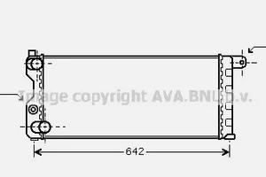 Radiatore FIAT Panda / AUTOBIANCHI Y10 46551216