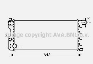 Radiatore FIAT Panda / AUTOBIANCHI Y10 46551216
