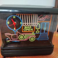 orologio insegna bar vintage