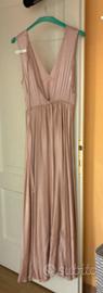 Abito lungo rosa