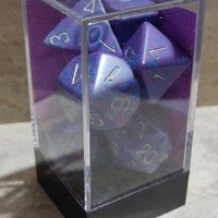 CHX 25347 Speckled Silver Tetra Polyhedral 7 Dadi