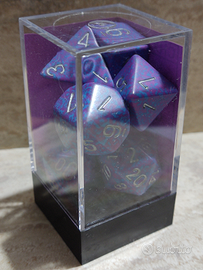 CHX 25347 Speckled Silver Tetra Polyhedral 7 Dadi