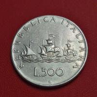 Italia * Repubblica * 500 Lire Caravelle 1961 * Ra